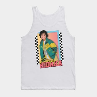 Noriko Hidaki / Retro 80s Fan Design Tank Top